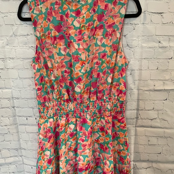 Sam Edelman Floral Print Smocked Waist Dress - Picture 7 of 7